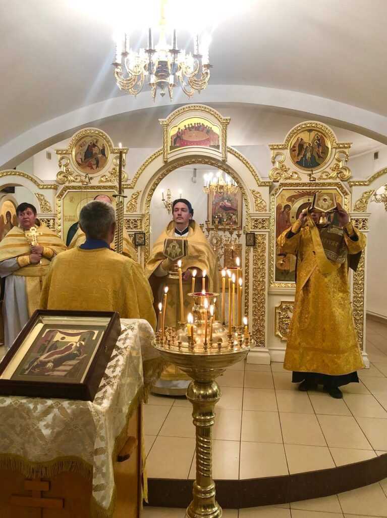 Малый престольный праздник в соборе.