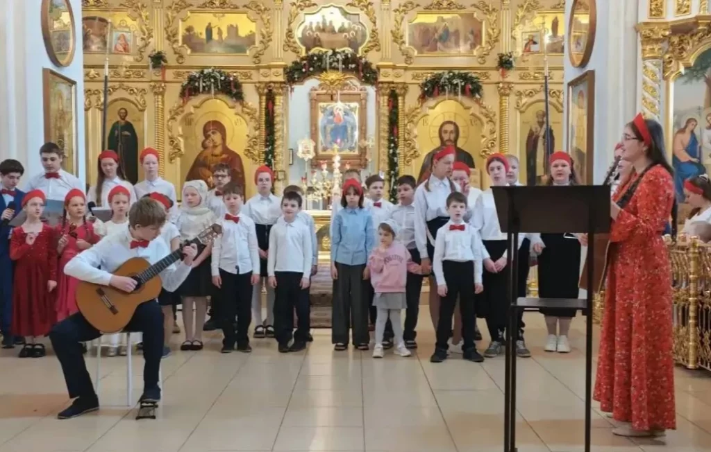 Пасхальный концерт Детской воскресной школы.