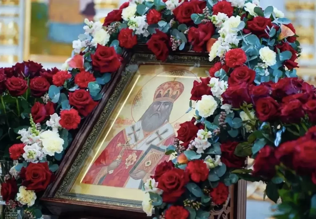 Празднование дня обретения мощей своего небесного покровителя – священномученика Сильвестра, архиепископа Омского.